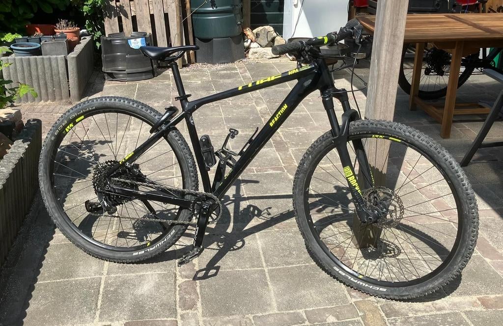 Cube Mountainbike Heren - Zwart met Gele Details, Fietsen en Brommers, Fietsen | Mountainbikes en ATB, Ophalen of Verzenden, Gebruikt