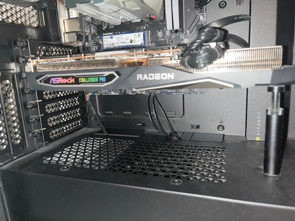 ASRock Radeon RX 6750 XT Challenger Pro 12GB GDDR6, Computers en Software, Videokaarten, Zo goed als nieuw, AMD, PCI-Express 4.0
