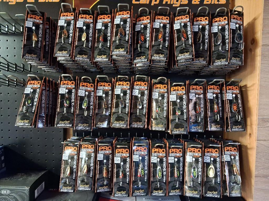 Partij RAPTURE Windex Spinners (3/5 en 6.5 grams)