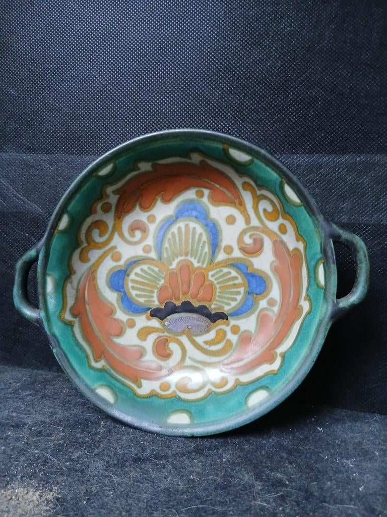 Gouds platelen schaal, Ophalen of Verzenden