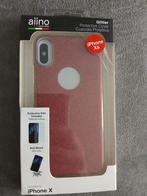 Aino Glitter Protective Cover iPhone XS/X rood, Ophalen of Verzenden