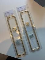 Nieuwe IKEA BAGGANÄS handgrepen (2 stuks) - Goudkleurig, Ophalen of Verzenden, Nieuw, Overige materialen, Klink of Kruk