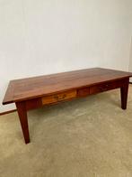 Klassieke salontafel kersen kleur, Ophalen, Gebruikt, 100 tot 150 cm, 50 tot 100 cm