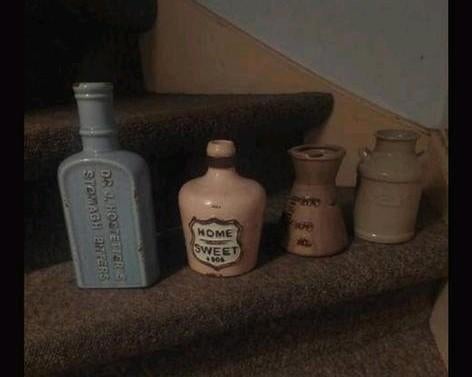 Set van 4 decoratieve potjes/vazen, Ophalen