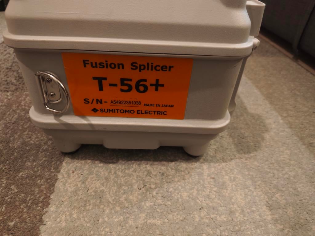 Sumitomo T56+ Fusion splicer, Doe-het-zelf en Verbouw, Meetapparatuur, Ophalen of Verzenden, Zo goed als nieuw