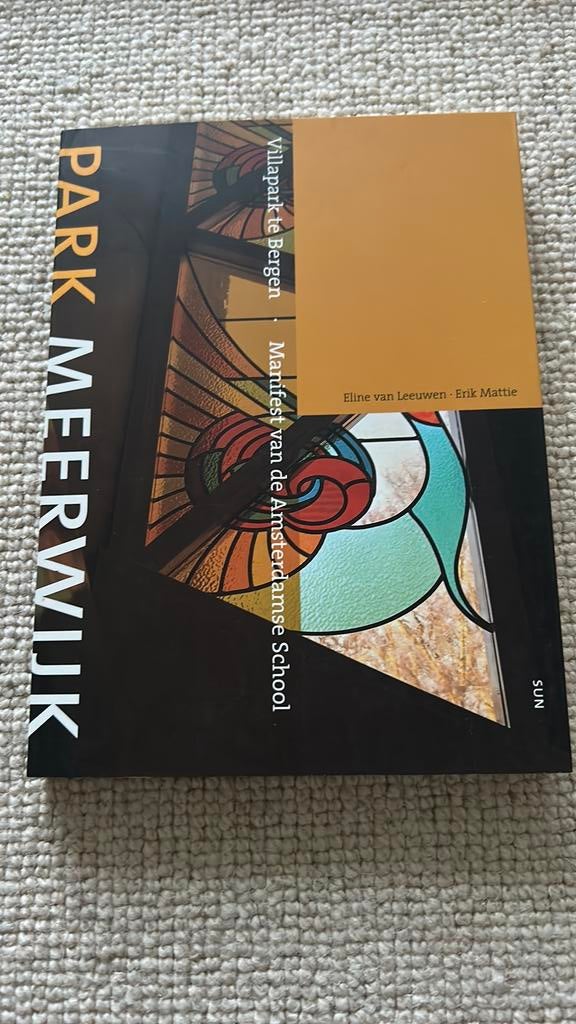 E. Mattie - Park Meerwijk, Boeken, Kunst en Cultuur | Architectuur, Ophalen of Verzenden, Zo goed als nieuw, Stijl of Stroming
