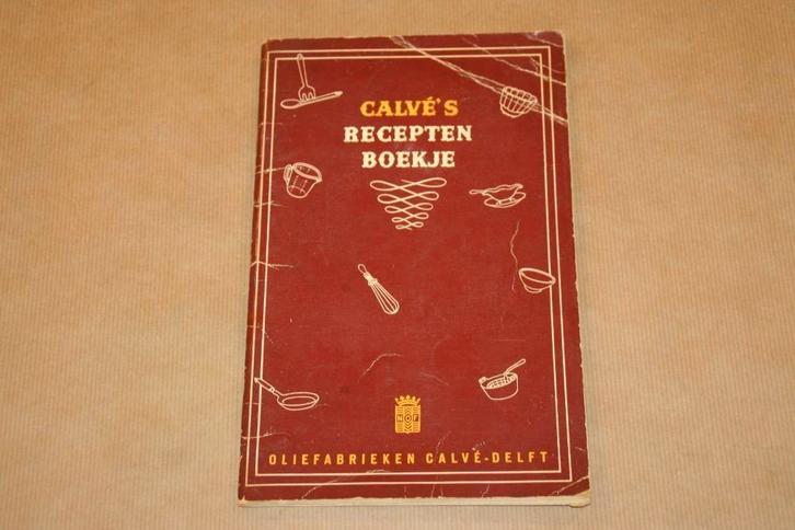 Calvé's Receptenboekje - oude uitgave ca. 1950, Boeken, Kookboeken, Gelezen, Italië, Ophalen of Verzenden