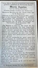 Clasina Jacoba Josefina van Bokhoven 1877 Haarsteeg, Ophalen of Verzenden