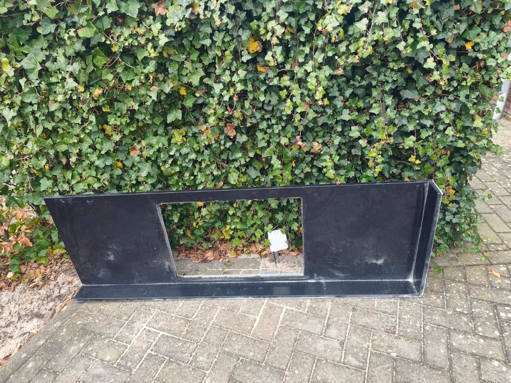 Granieten werkblad 183 x 61 cm met gat voor gasfornuis, Ophalen