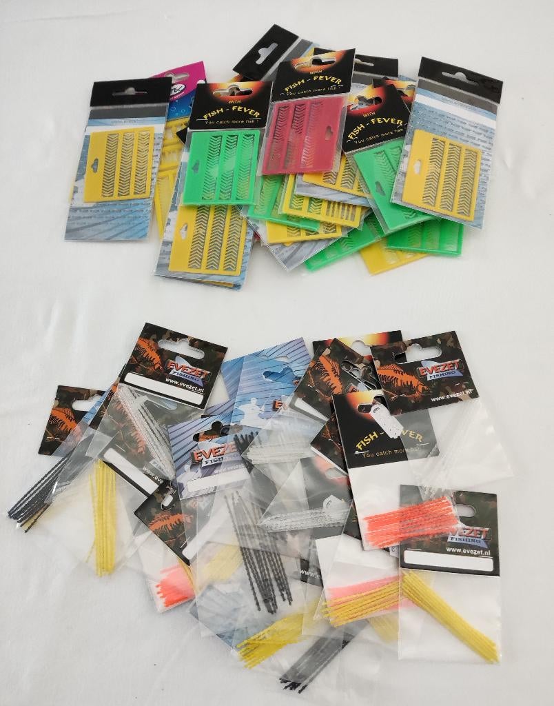 Partij 60x blister stoppers - Evezet - Fish Fever - Nieuw !!, Watersport en Boten, Hengelsport | Witvissen, Ophalen of Verzenden