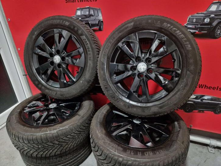 16 inch ORIGINEEL PEUGEOT PARTNER CITROEN BERLINGO VELGEN, Auto-onderdelen, Banden en Velgen, Banden en Velgen, 16 inch, 205 mm