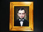 Abraham Lincoln de 16e President van de Verenigde Staten, Antiek en Kunst, Kunst | Schilderijen | Klassiek, Ophalen of Verzenden