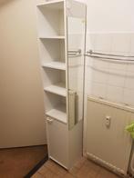 badkamer meubel handdoeken textiel kastje kast wit, Ophalen, (Half)hoge kast, Minder dan 50 cm, Gebruikt