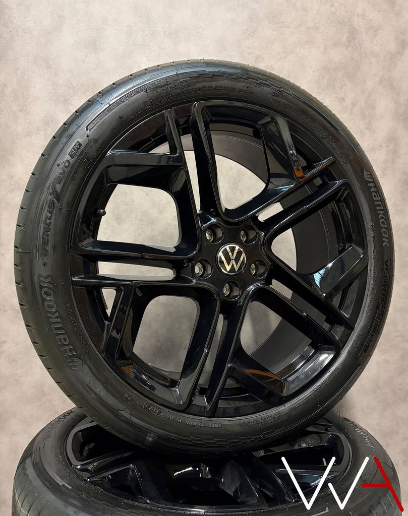 20” Volkswagen Tiguan Tayron York R-Line BLACK NIEUW BTW, 255 mm, -, -, Banden en Velgen