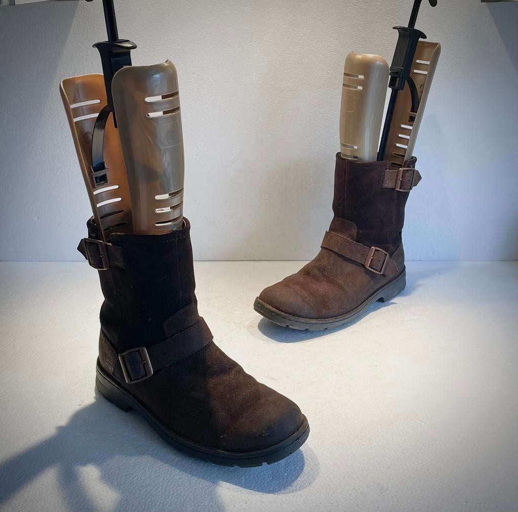 Ugg Messner waterproof leder warme laarzen biker boots 40,5, Kleding | Dames, Schoenen, Bruin, Lage of Enkellaarzen, Ophalen of Verzenden