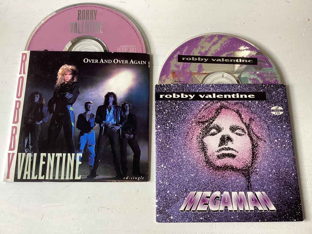2 cd singles Robby Valentine, Cd's en Dvd's, Cd Singles, Zo goed als nieuw, 2 t/m 5 singles, Verzenden