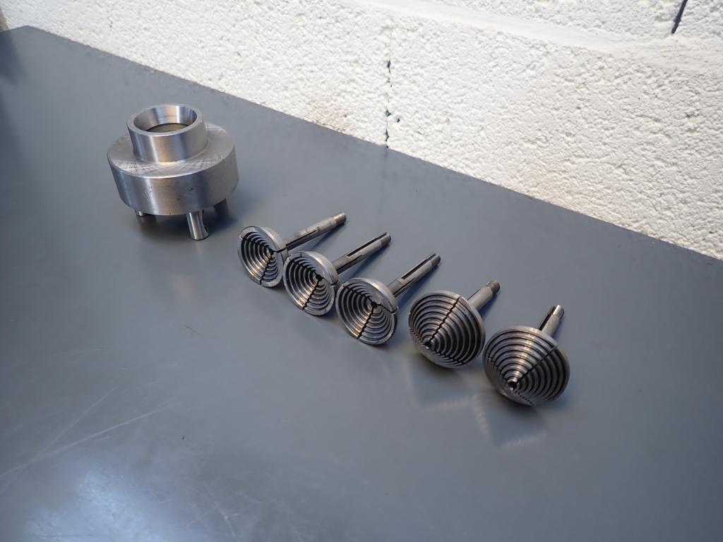 Komspantangen met Camlock D1-3 houder ( lorch spantangen ), Niet ingevuld, Gebruikt, Niet ingevuld, Ophalen of Verzenden