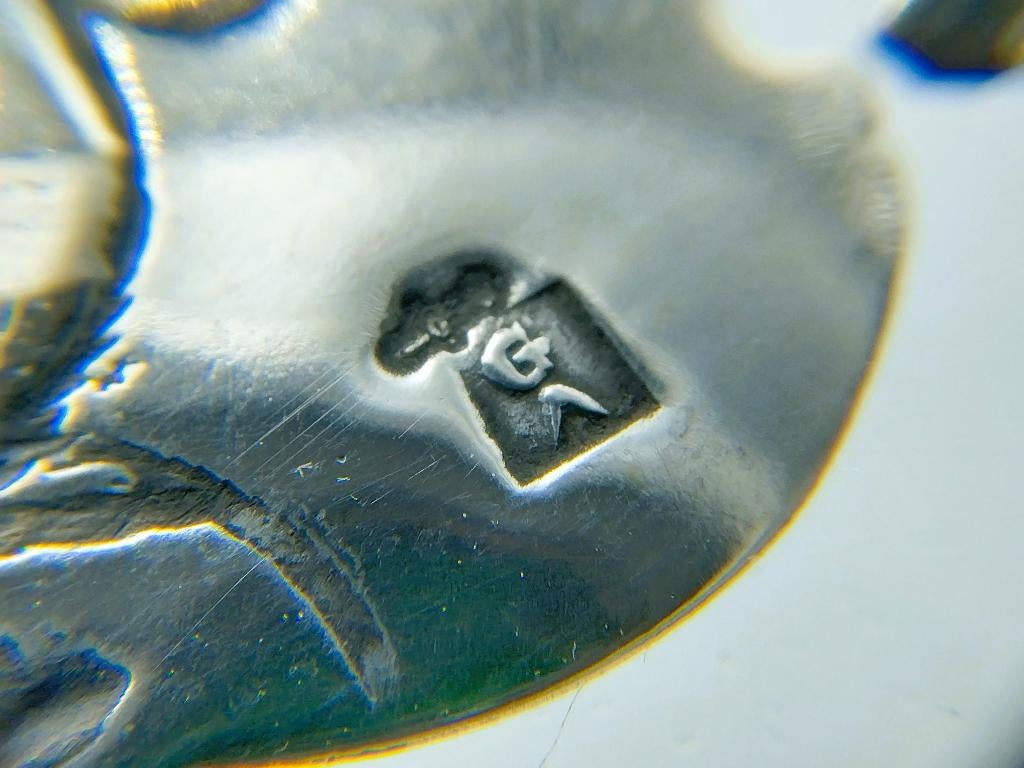 Kristallen karaf met zilveren beslag F.G. de Groot, ca. 1875, Antiek en Kunst, Verzenden