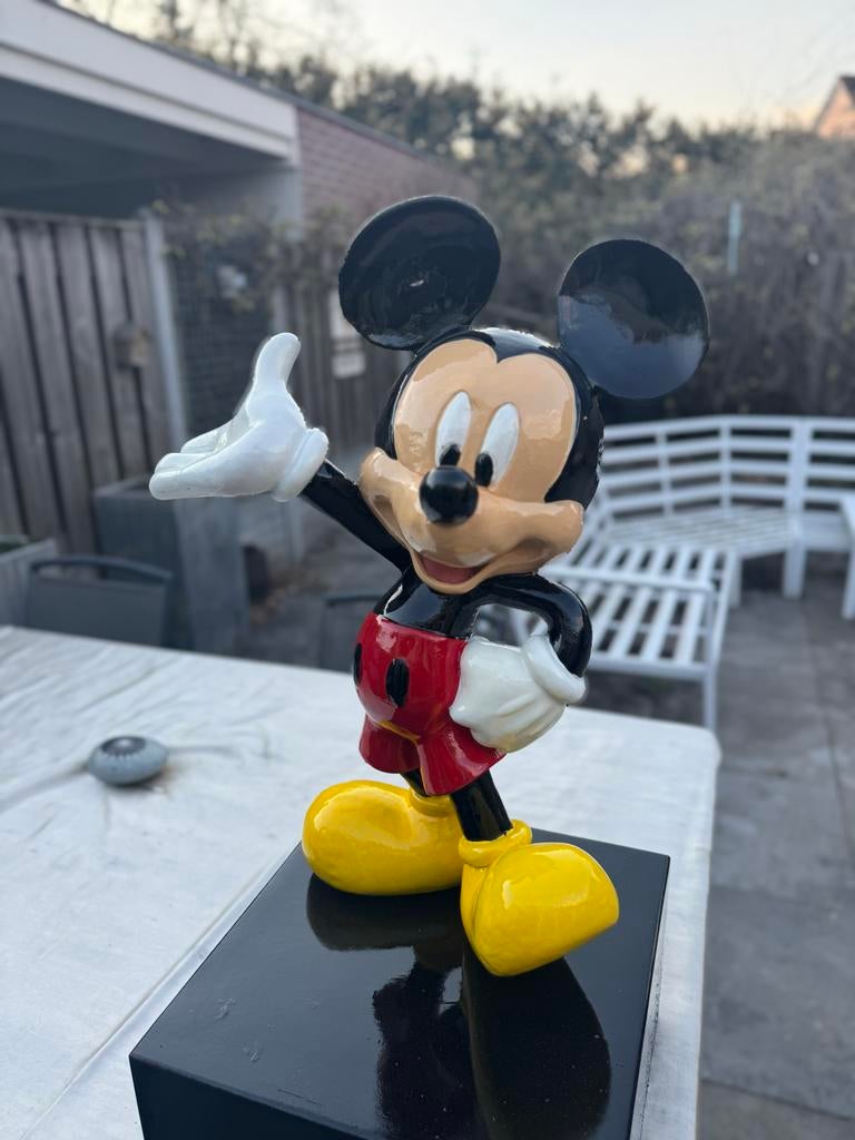 Groot Mickey Mouse Beeld - Perfect voor Disney Fans!, Verzamelen, Ophalen, Gebruikt, Beeldje of Figuurtje, .