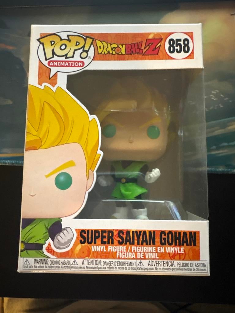 Funko Pop! Dragon Ball Z Super Saiyan Gohan #858, Ophalen of Verzenden, Nieuw