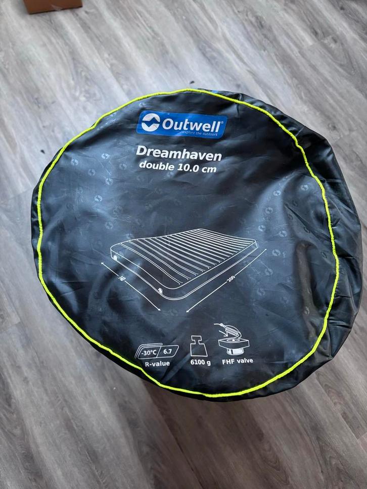 Outwell Dreamhaven Double 10.0 cm Slaapmat, Caravans en Kamperen, Slaapmatten, Nieuw, 2-persoons, Ophalen of Verzenden