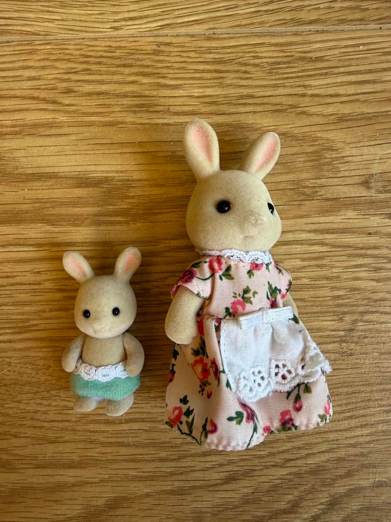 Sylvanian Families Moederkonijn met kind, Ophalen of Verzenden, Gebruikt