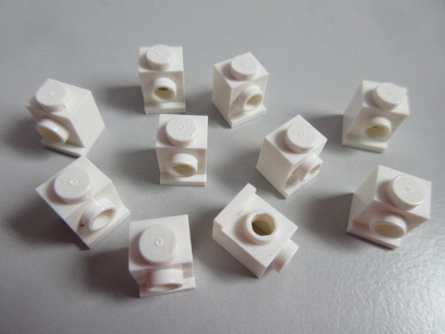 nr. 8413, 10 Witte aangepaste steentjes 1x1., Ophalen of Verzenden, Zo goed als nieuw, Complete set, Lego