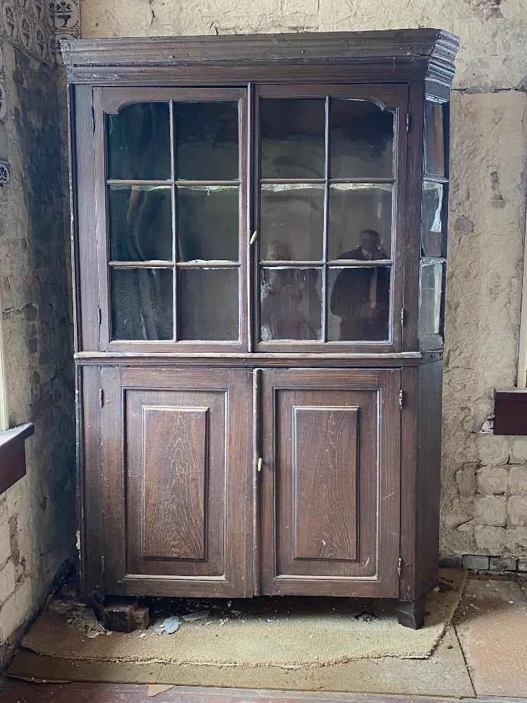 Glazenkast, Antiek en Kunst, Antiek | Meubels | Kasten, Ophalen
