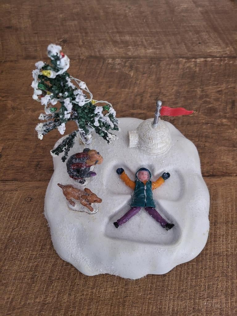 Sneeuwengel - kerst, Ophalen