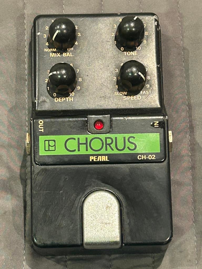 Pearl CH-02 Chorus Pedaal - Vintage, Ophalen of Verzenden, Gebruikt, Chorus