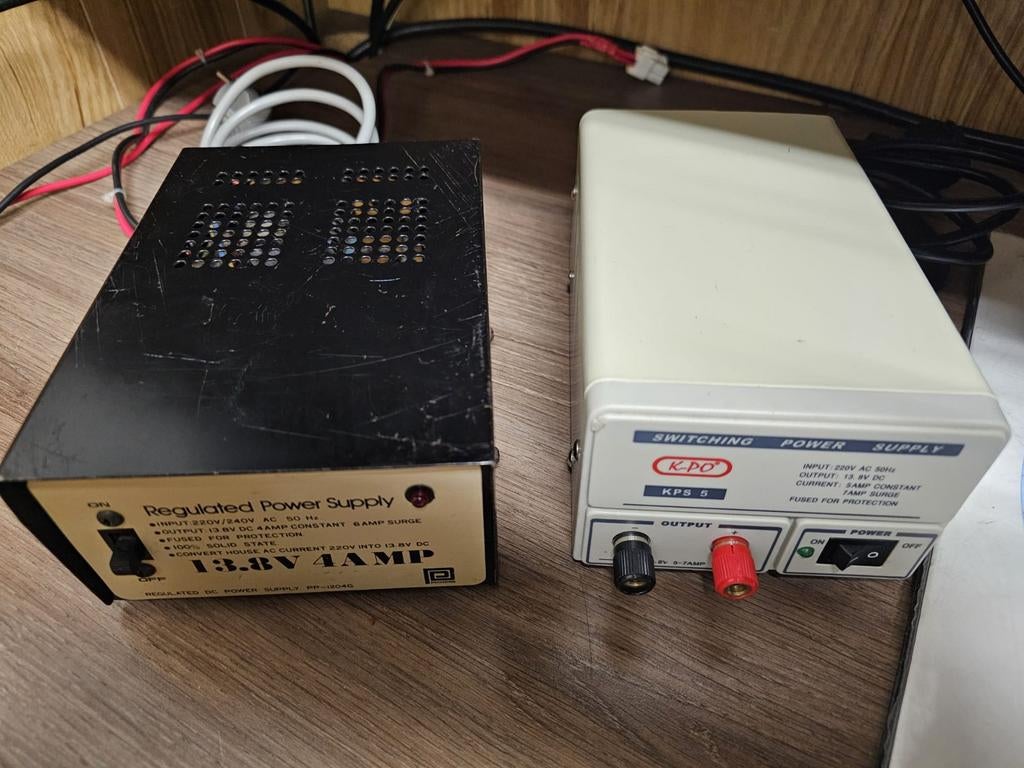 2 x power supply, Ophalen of Verzenden, Gebruikt, Zender en Ontvanger