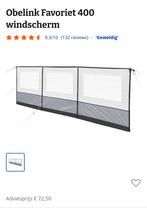 Windscherm grijs met ramen, Ophalen