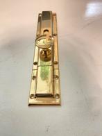 Schuifslot, Ophalen of Verzenden, Zo goed als nieuw, Koper of Messing, Schuif of Grendel