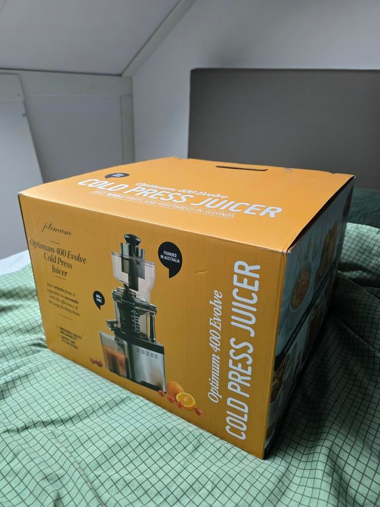 Optimum 400 Evolve Cold Press Juicer, Ophalen of Verzenden, Nieuw, Elektrisch, Slowjuicer