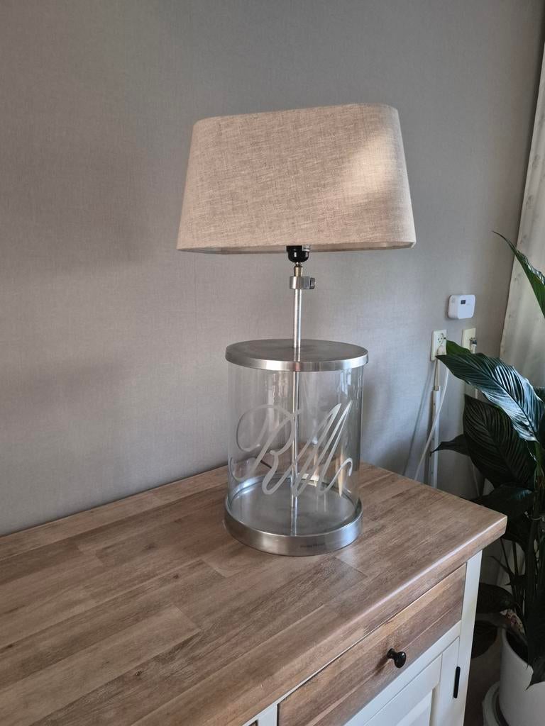 Mooie grote Riviera Maison schemerlamp, Huis en Inrichting, Lampen | Tafellampen, Ophalen, Zo goed als nieuw, 50 tot 75 cm