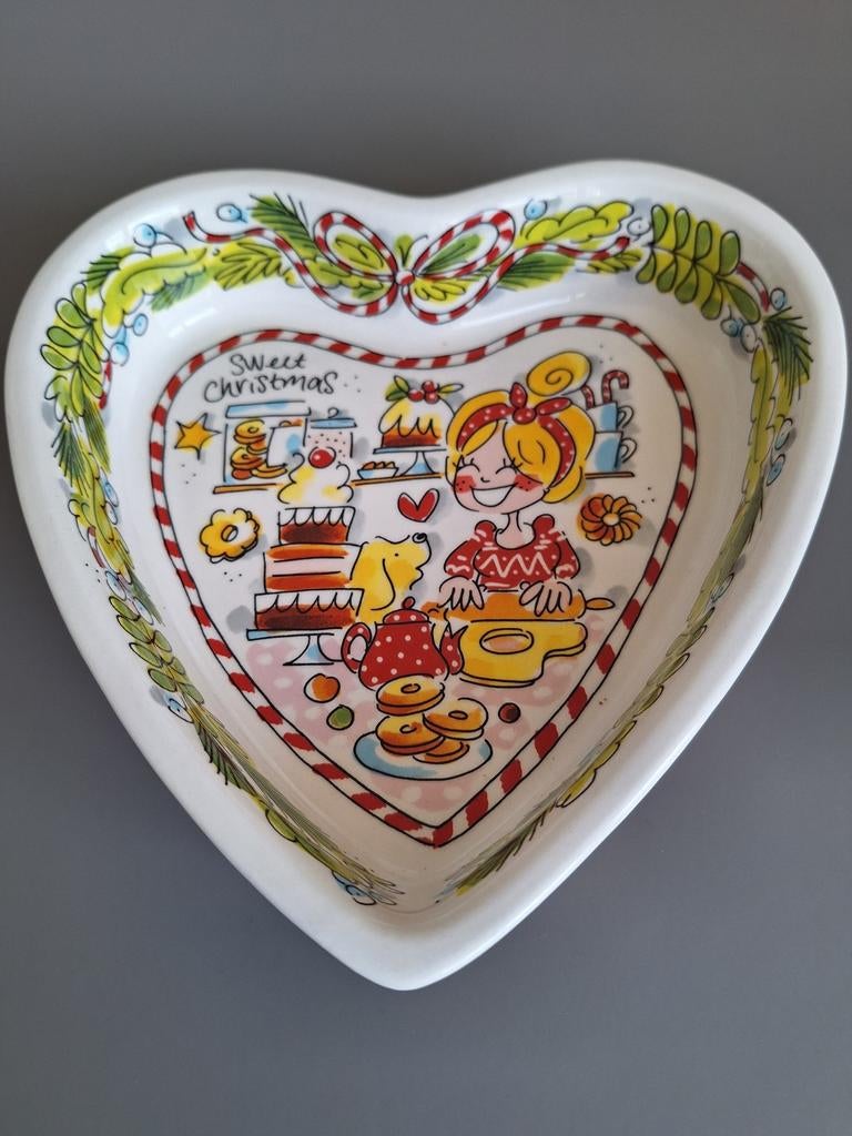 Blond Amsterdam serveerschaal Kerst, Ophalen, Blond Amsterdam, Aardewerk, Schaal of Schalen