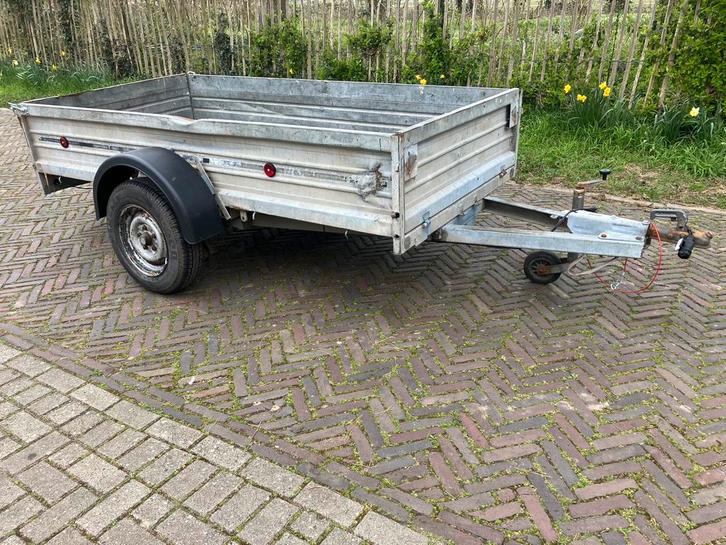 750 kg kieper aanhanger aanhangwagen trailer kipper., Auto diversen, Aanhangers en Bagagewagens, Gebruikt, Ophalen