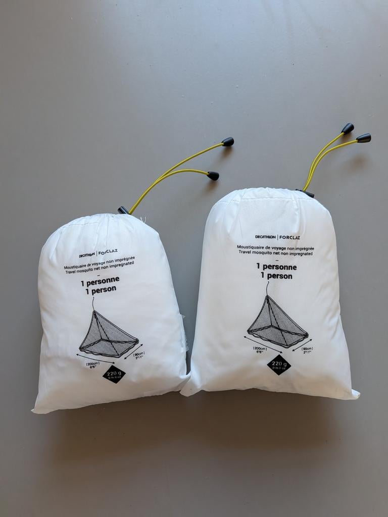 Nieuwe reisklamboe eenpersoons 2x, Ophalen, Nieuw