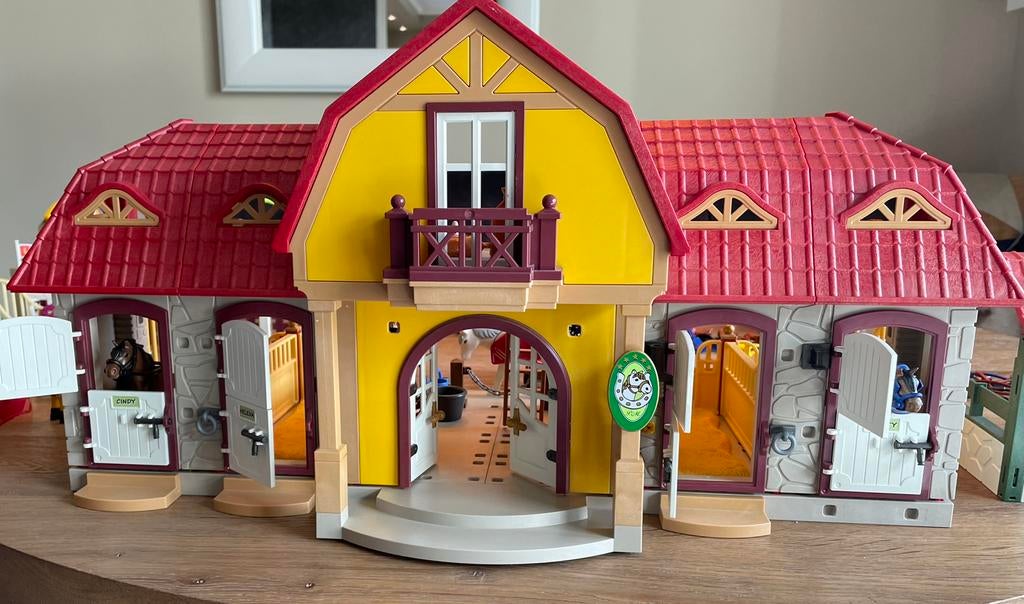 Playmobil manege groot, Ophalen of Verzenden, Gebruikt, Los playmobil