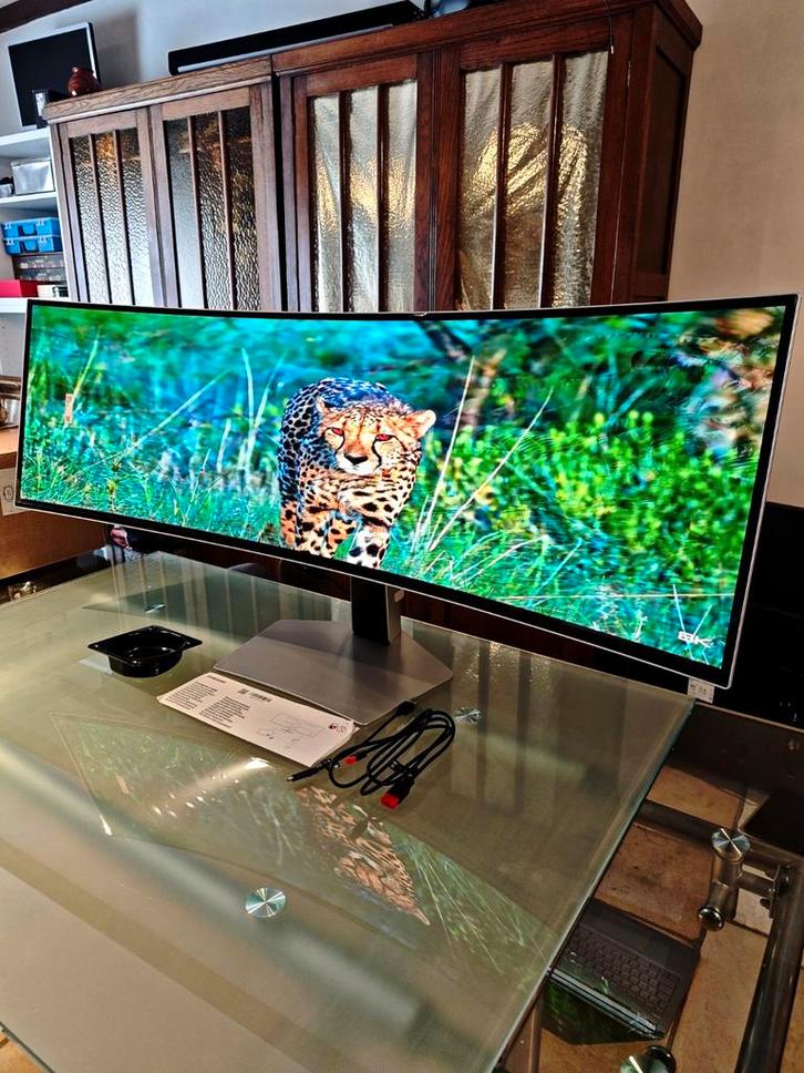 Gloednieuwe Odyssey 49" G9 Oled 5k monitor 240Hz 2j garantie, Computers en Software, Monitoren, Nieuw, 201 Hz of meer, DisplayPort