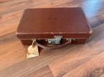 vintage lederen koffertje, Ophalen of Verzenden