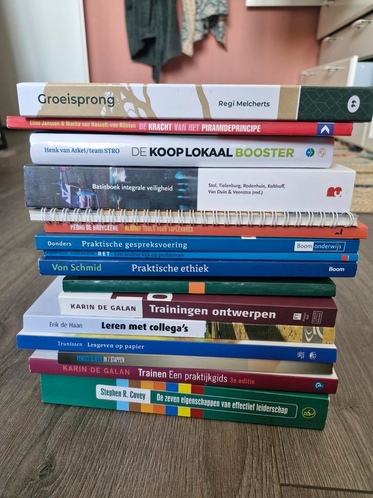 Coaching & Leren en Ontwikkelen Boekenpakket, Ophalen of Verzenden, Zo goed als nieuw, School, Studie en Wetenschap