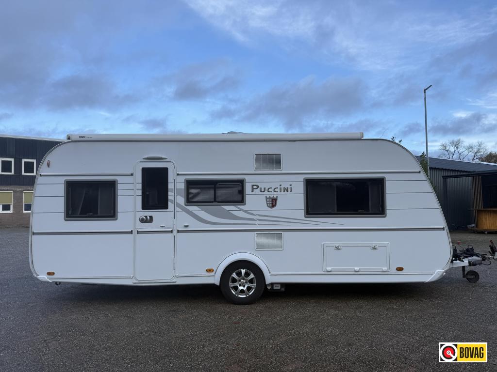 Tabbert Puccini 560 TD SUPER COMPLEET 2.5 BREED, Caravans en Kamperen, Caravans, Rondzit, Bedrijf, Schokbreker, 5 tot 6 meter