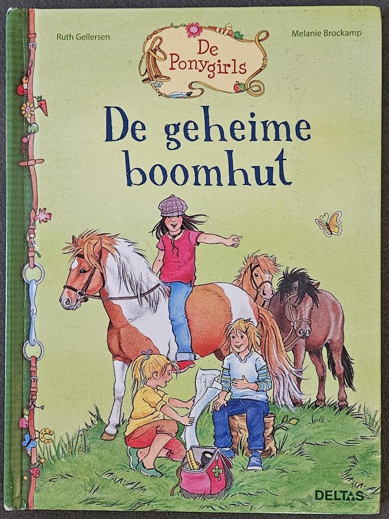 De Ponygirls - De geheime boomhut - Kinderboek, Boeken, Ophalen of Verzenden, Zo goed als nieuw, Ruth Gellersen, Melanie Brockamp