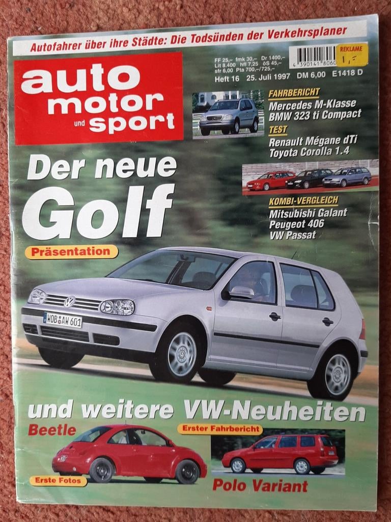 Auto Motor und Sport - Juli 1997, Ophalen of Verzenden, Gelezen, Algemeen