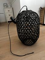 Hanglamp Dili Zwart - Bamboe Design, Huis en Inrichting, Lampen | Hanglampen, Ophalen, Nieuw, Hout, Minder dan 50 cm