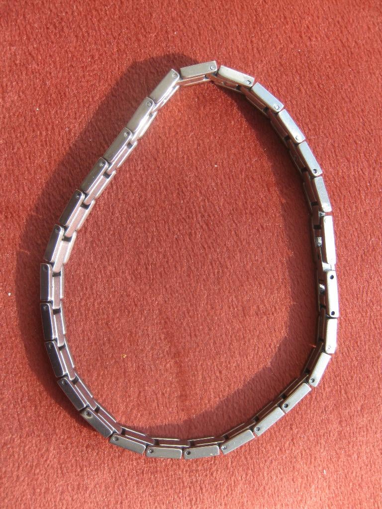 Titanium armband van het merk Boccia., Ophalen of Verzenden, Zo goed als nieuw, Zilver, Overige materialen