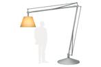 Flos Superacchimoon lamp Starck, Ophalen, Stof, Minder dan 50 cm