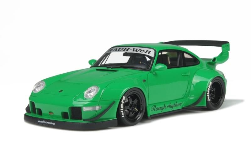 GT Spirit GT074 Porsche 993 RWB Groen, Hobby en Vrije tijd, Modelauto's | 1:18, Ophalen of Verzenden, Nieuw, Auto, Overige merken