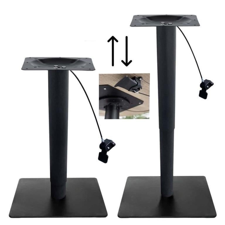 Verstelbare horeca tafelonderstellen hoogte verstelbaar  953, Rond, Ophalen of Verzenden, 25 tot 50 cm, Nieuw